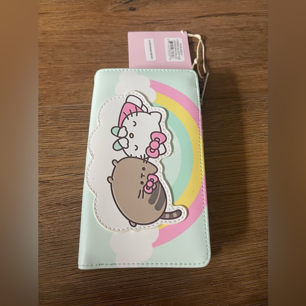 HELLO KITTY & PUSHEEN-NWT Faux Leather Wallet - Picture 7 of 13
